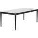 Queens 78.75 X 39.25 inch White / Smoke Grey Dining Table